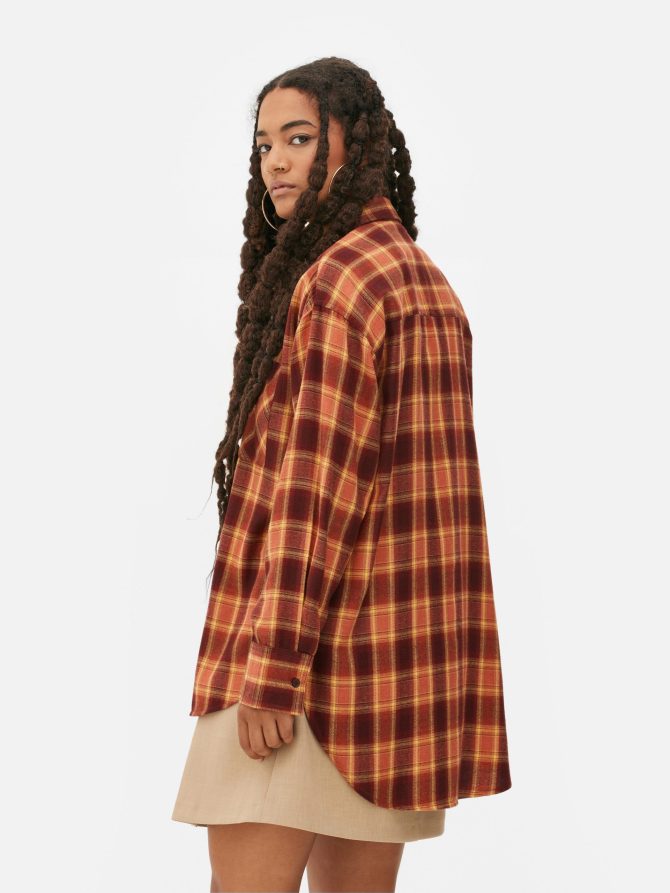 Boyfriend Check Shirt - Image 4