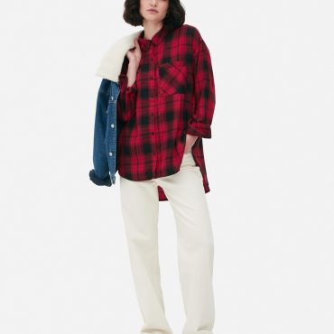 Boyfriend Check Shirt