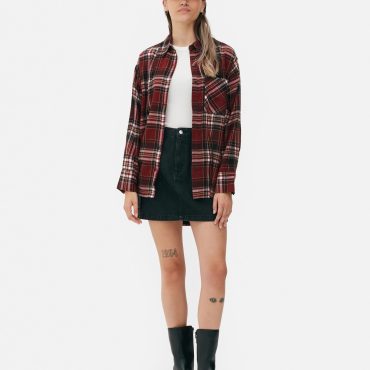 Boyfriend Check Shirt