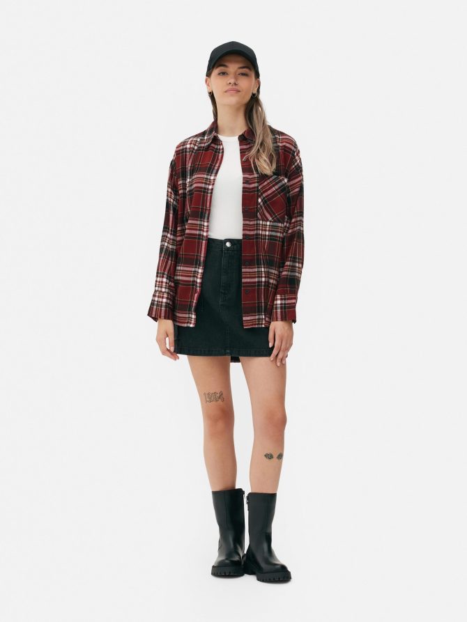 Boyfriend Check Shirt