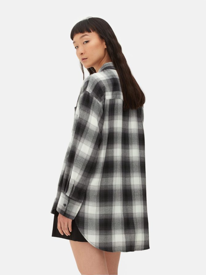 Boyfriend Check Shirt - Image 4