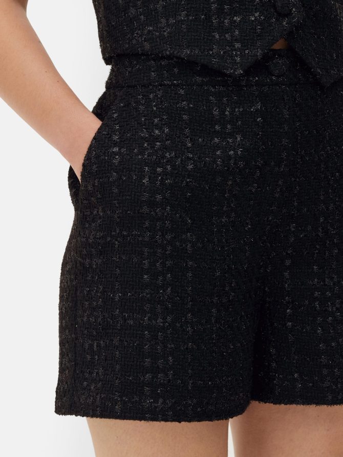 Shimmer Bouclé Shorts - Image 3