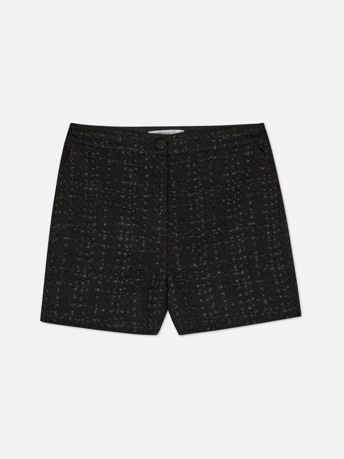 Shimmer Bouclé Shorts - Image 5