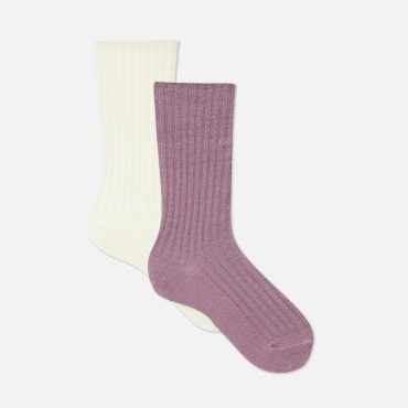 2-Pack Ribbed Socks