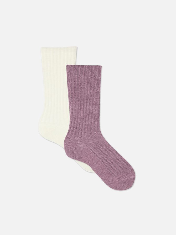 2-Pack Ribbed Socks