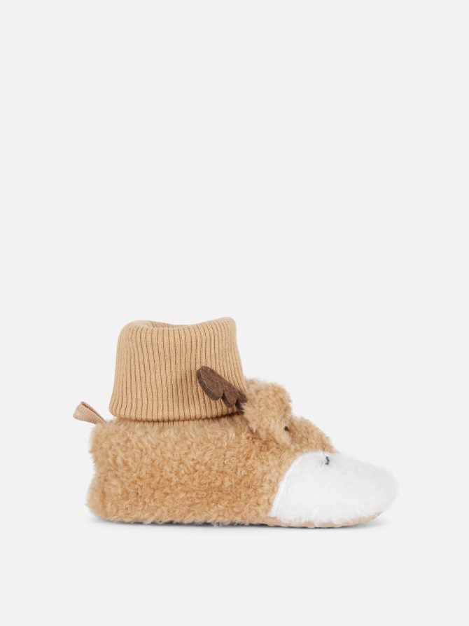Reindeer Sock Top Slippers