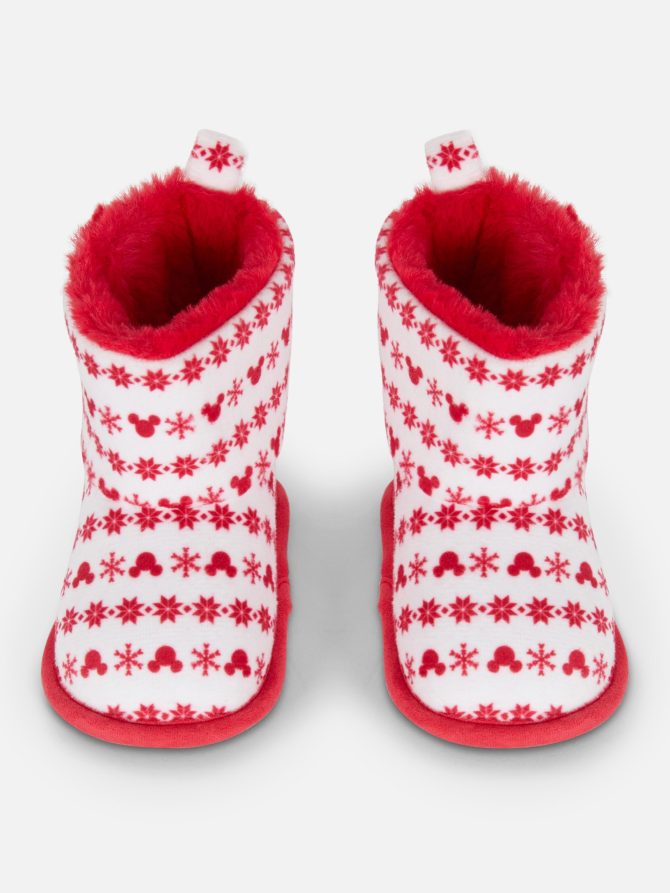 Disney’s Mickey Mouse Christmas Baby Booties - Image 2