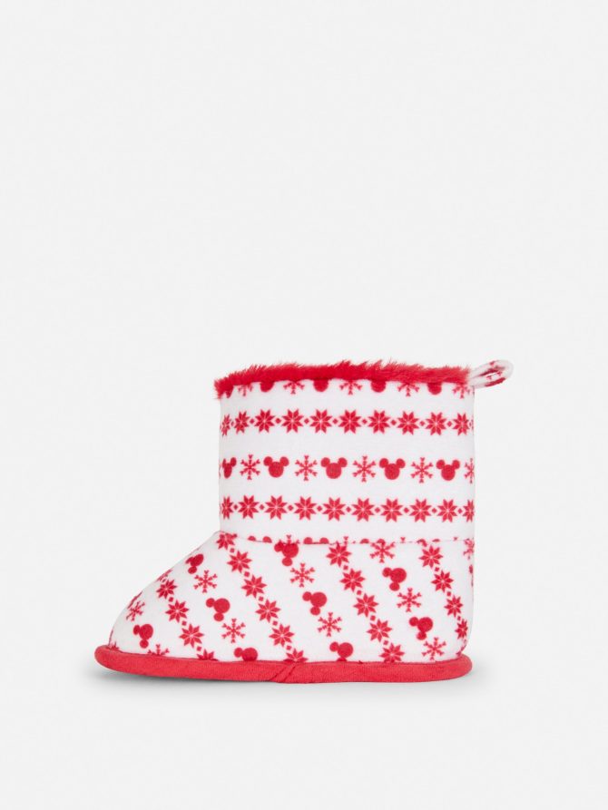 Disney’s Mickey Mouse Christmas Baby Booties - Image 4