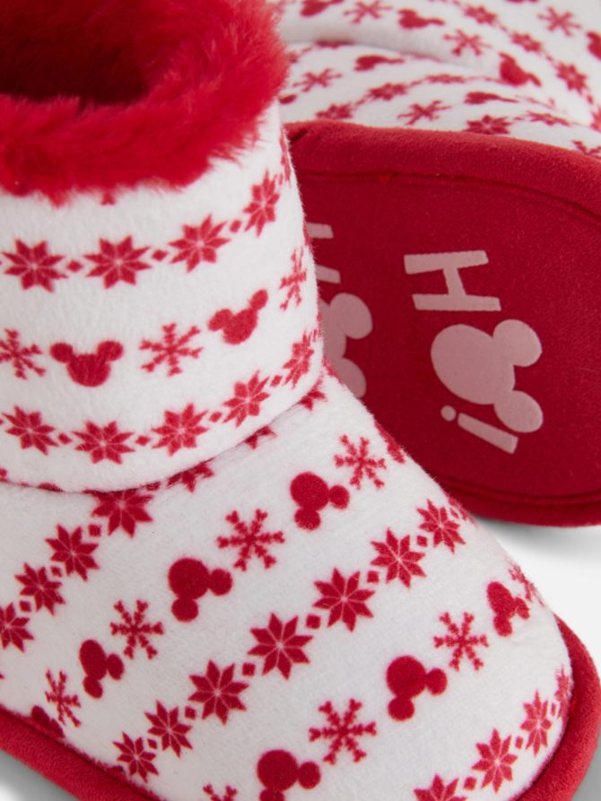 Disney’s Mickey Mouse Christmas Baby Booties - Image 5