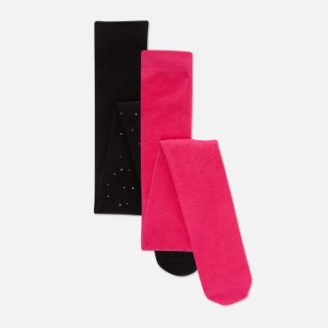 2-Pack Gem Detail Tights
