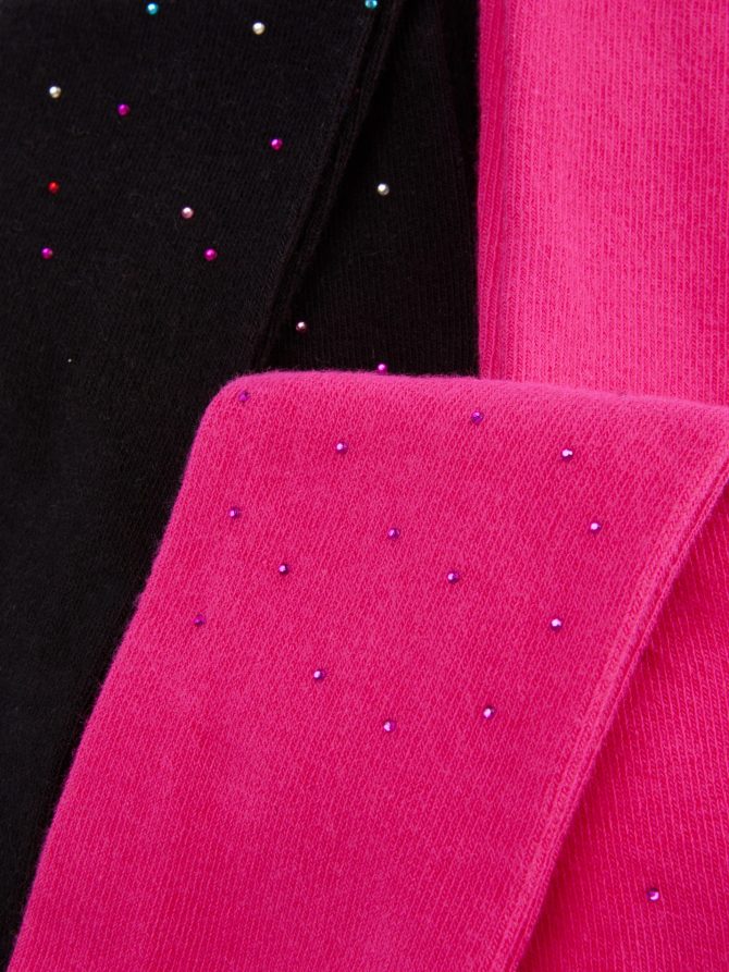 2-Pack Gem Detail Tights - Image 2