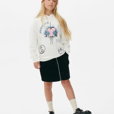 Printed Pullover Hoodie