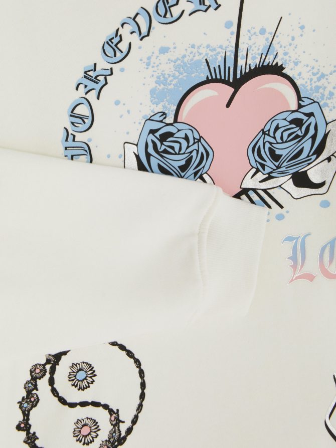 Printed Pullover Hoodie - Image 5