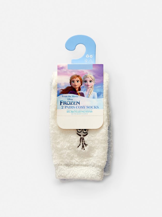 2-Pack Disney’s Frozen Olaf Cozy Socks - Image 3