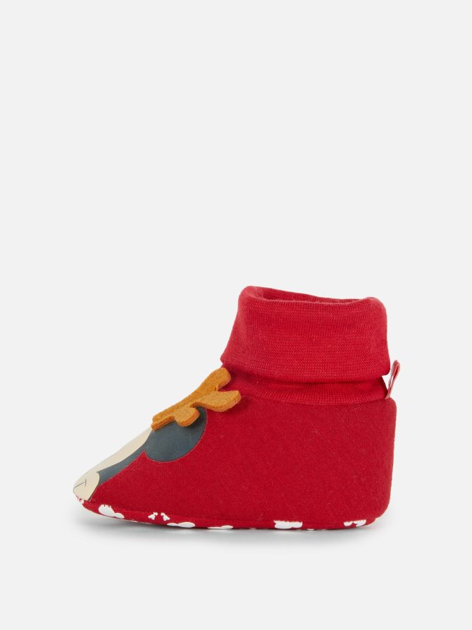 Disney’s Mickey Mouse Baby Booties and Bib Gift Set - Image 4