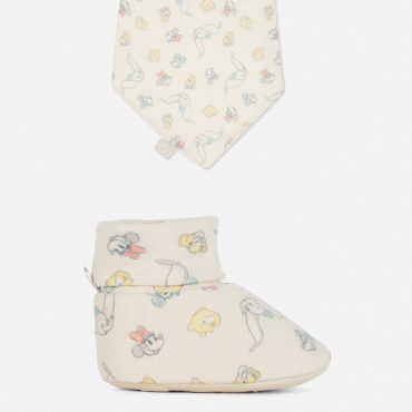 Disney Character Originals Bib and Booties Set