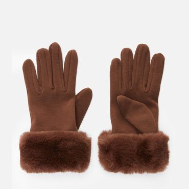 Faux Fur Cuff Gloves