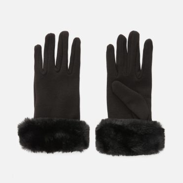 Faux Fur Cuff Gloves