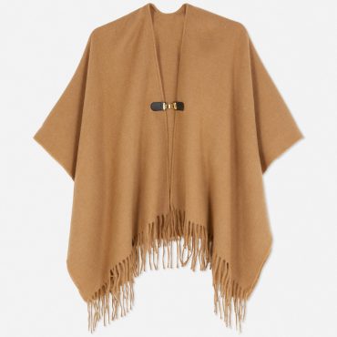 Fringed Hem Cape