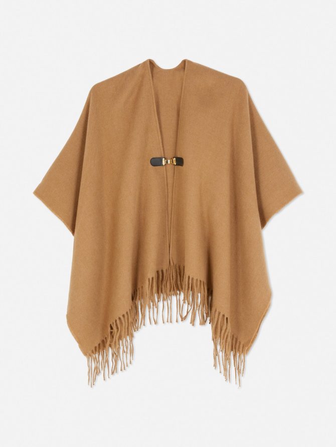 Fringed Hem Cape