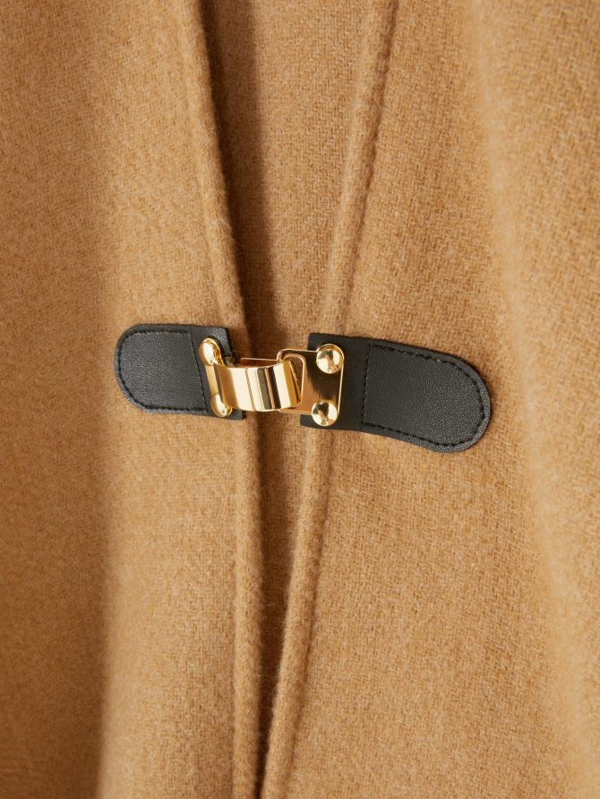 Fringed Hem Cape - Image 2