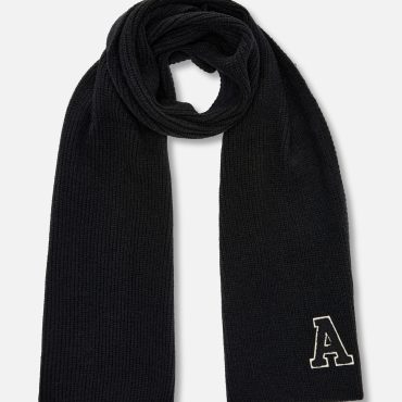 Bouclé Initial Scarf