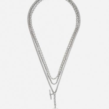 3-Pack Spinner Pendant Necklaces