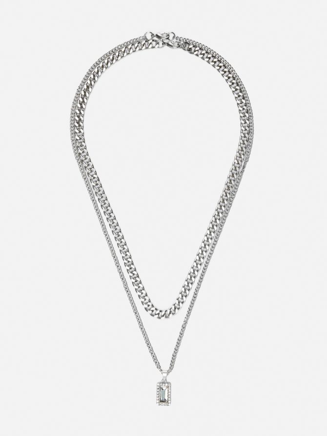 2-Pack Chain Necklaces