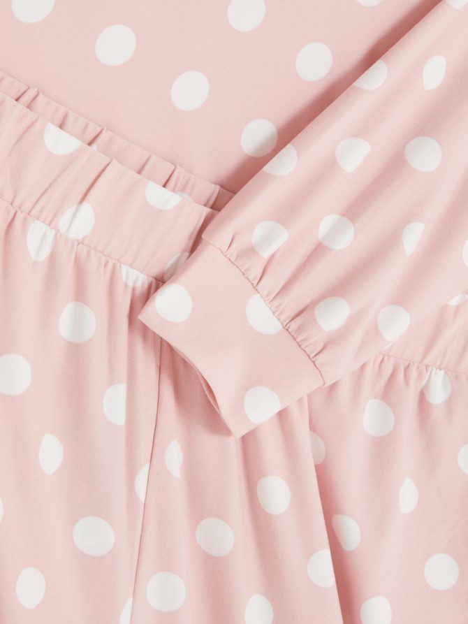 Soft Touch Polka Dot Long Sleeve Pajamas - Image 2