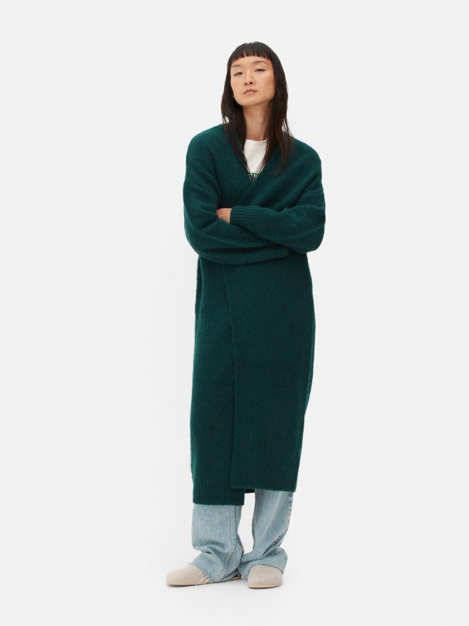 Fuzzy Longline Cardigan - Image 2