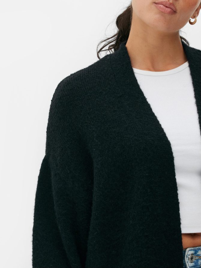 Fuzzy Longline Cardigan - Image 3