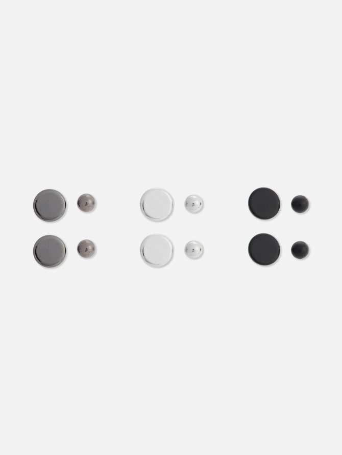 6-Pack Stud Earrings