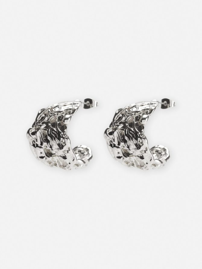 Rita Ora Molten Chunky Hoop Earrings