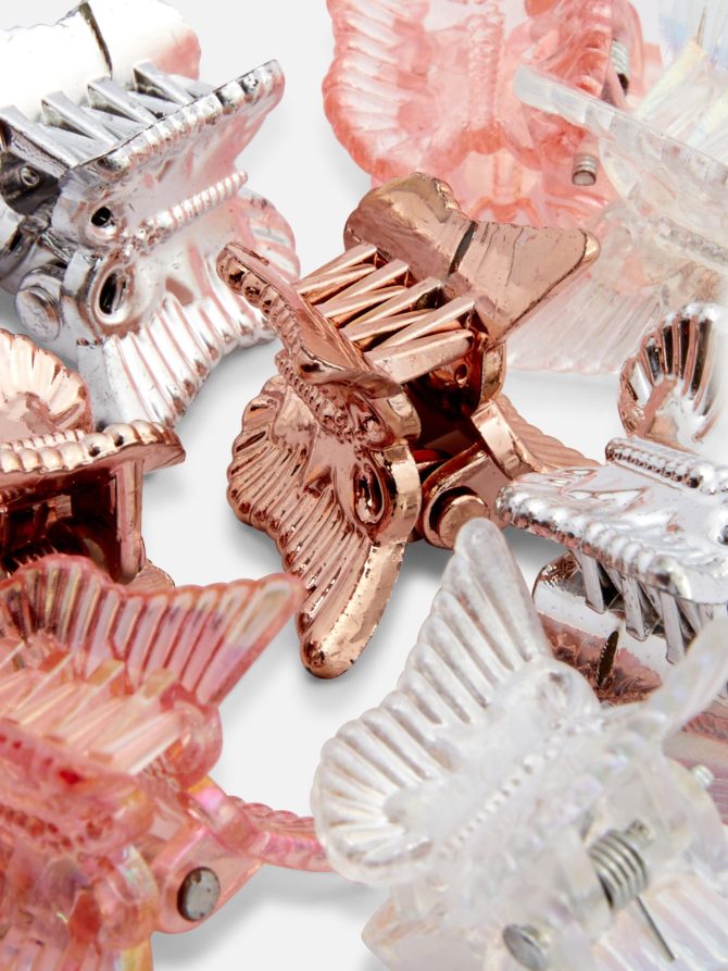 8-Pack Butterfly Hair Clips - Image 2