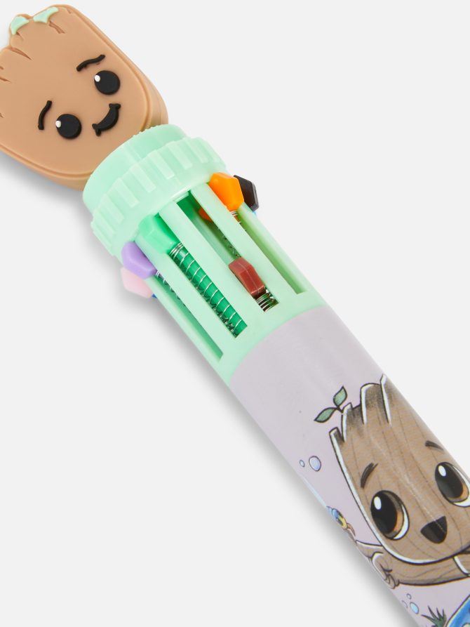Marvel Groot 10-Color Push Pen - Image 2