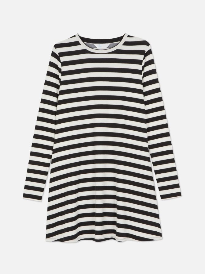 Printed Long Sleeve Mini Dress - Image 5