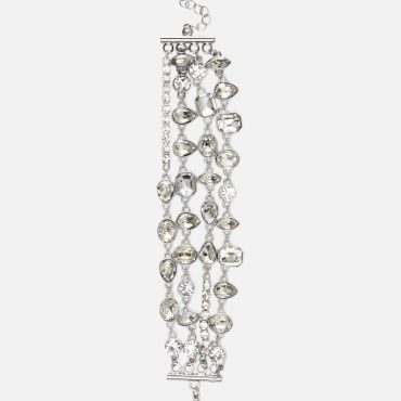 Rita Ora 4 Row Rhinestone Bracelet