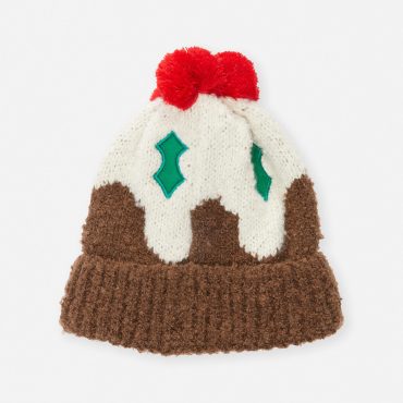 Christmas Pudding Beanie Hat