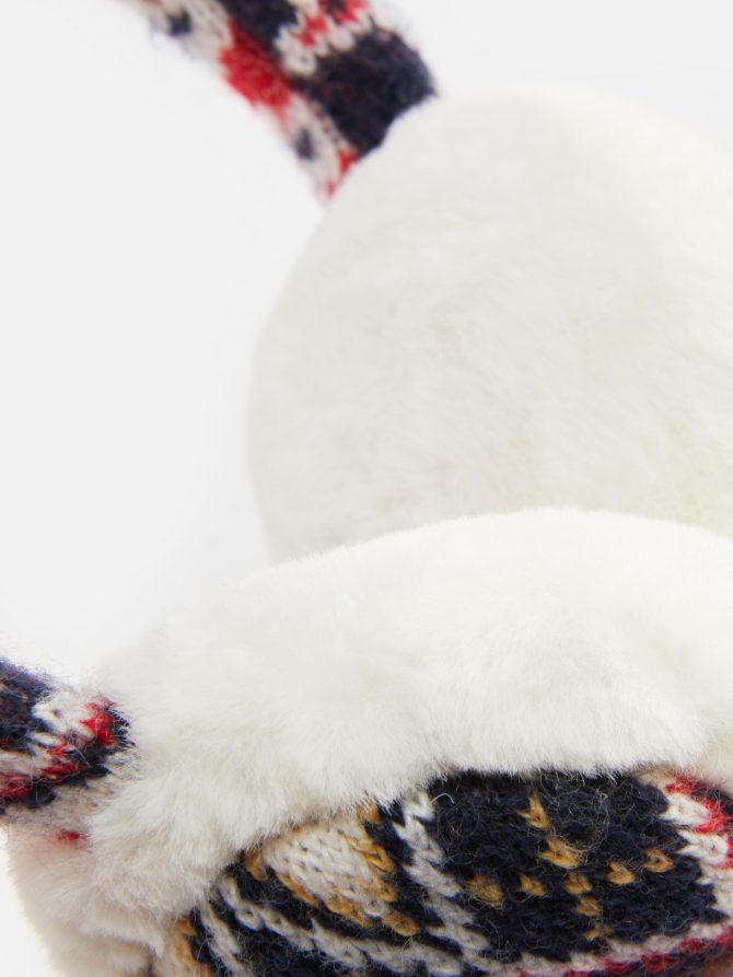 Fair Isle Print Ear Muffs - Image 2