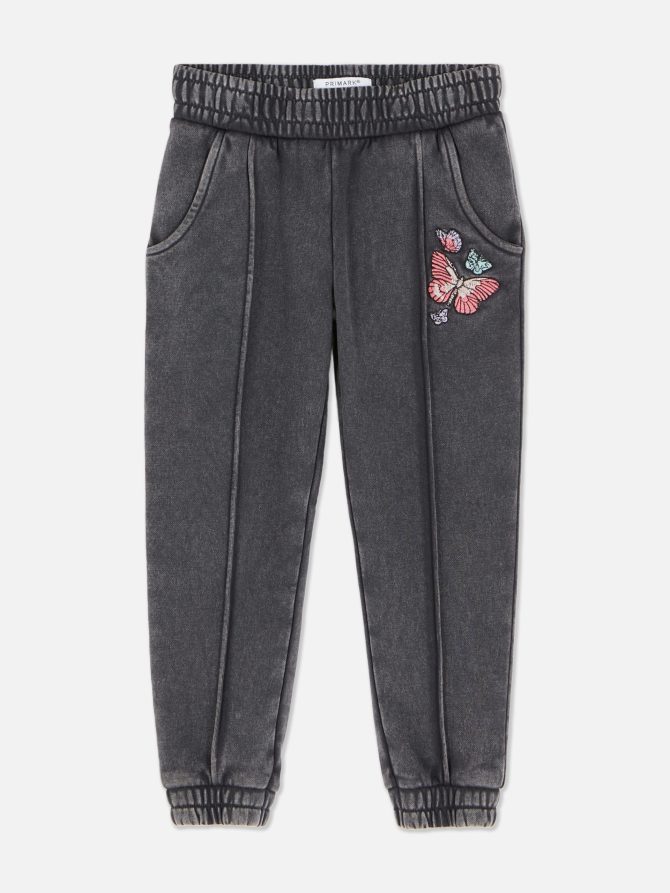 Butterfly Acid Wash Joggers - Image 3