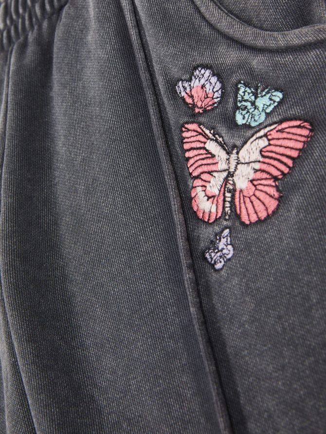 Butterfly Acid Wash Joggers - Image 5