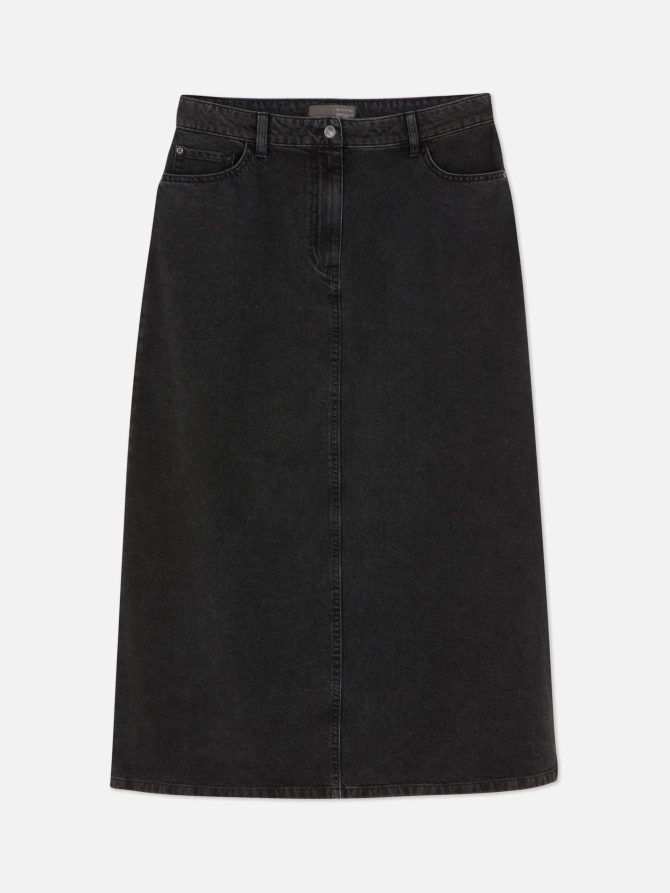 Denim Maxi Skirt - Image 5