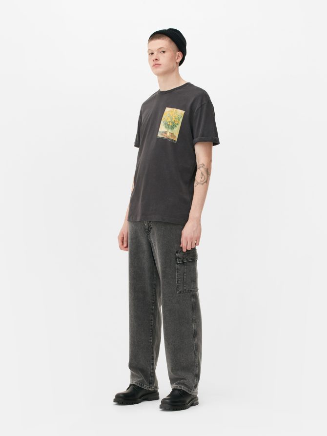 Claude Monet Flowers Graphic T-Shirt