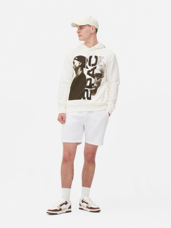 Tupac Oversized Graphic Hoodie