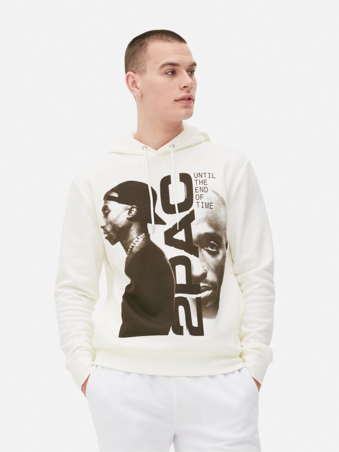 Tupac Oversized Graphic Hoodie - Image 2