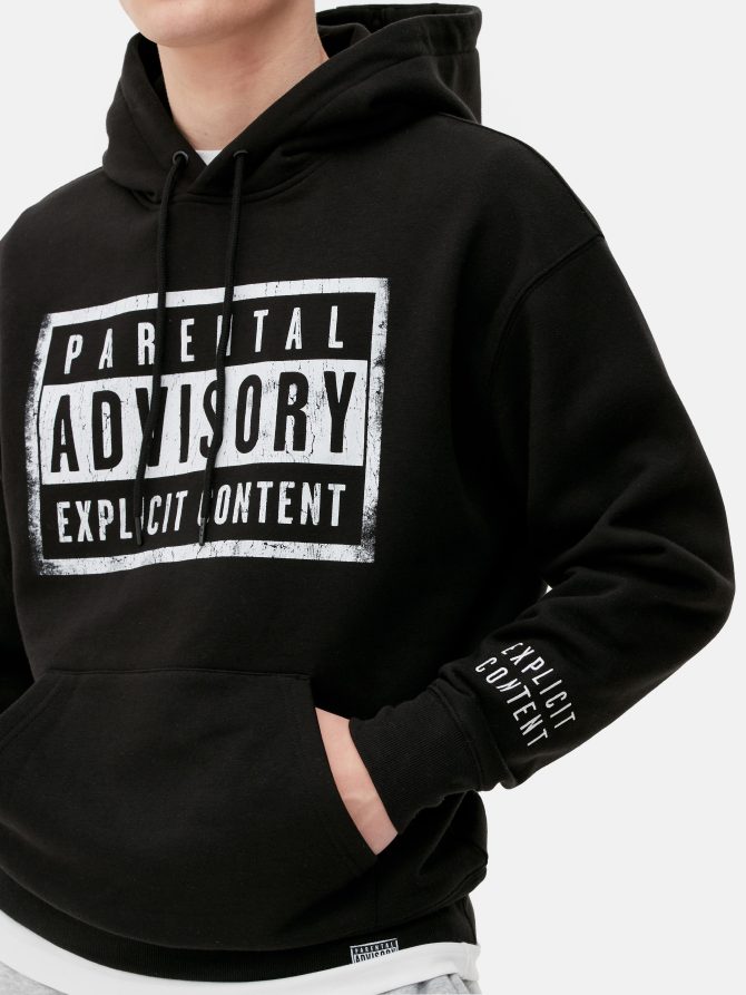 Parental Advisory Graphic Hoodie - Image 3