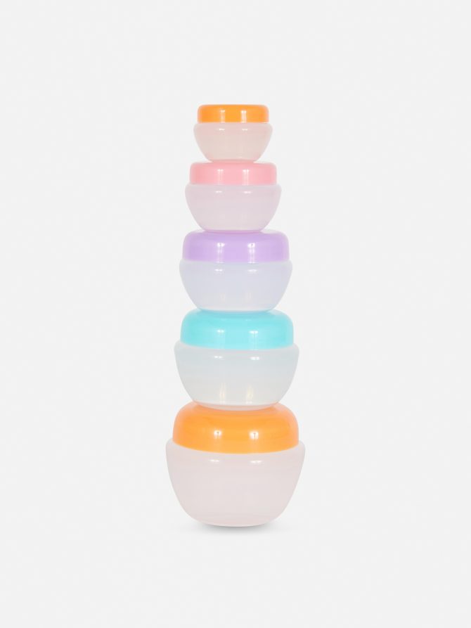 5-Pack Cosmetic Jars