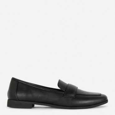 Faux Leather Loafers