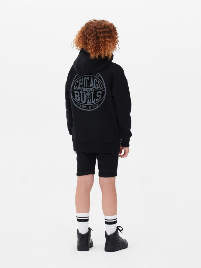 NBA Chicago Bulls Black/White Hoodie - Image 2