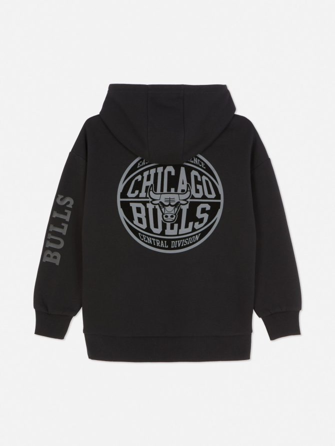 NBA Chicago Bulls Black/White Hoodie - Image 4